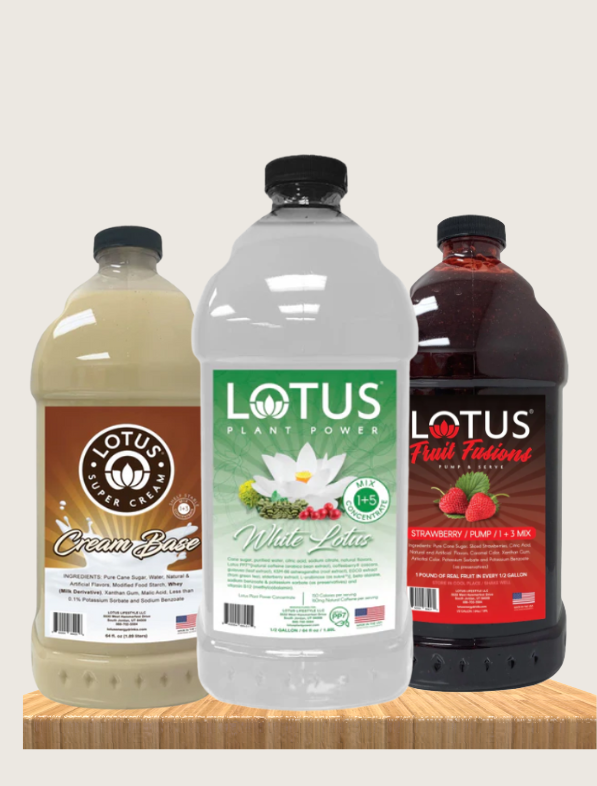 Lotus Coffee Energy and Cashmere Syrup Starter Pack C