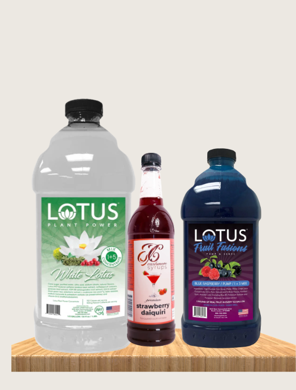 Lotus Coffee Energy and Cashmere Syrup Starter Pack