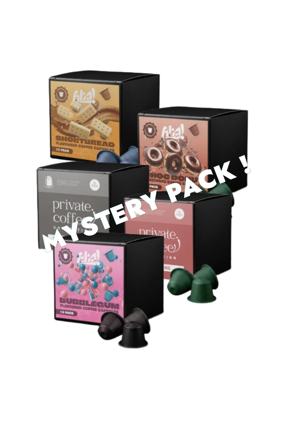 Coffee Capsules 5 - 10 Pack Mystery Box