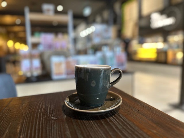 Olive Green Mug & Saucer Set - 180ML