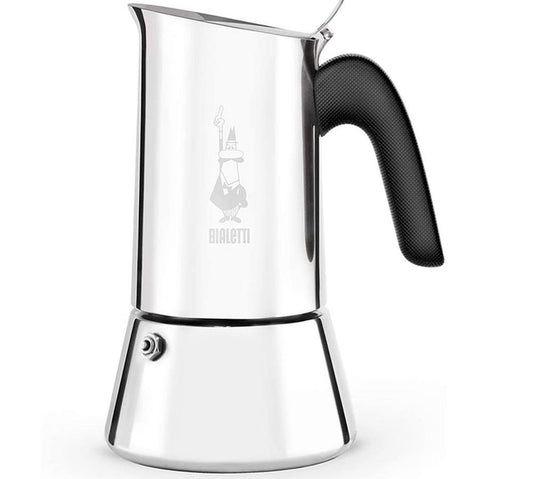 Venus Stainless Steel Induction | 6 Cup Coffee Maker | Bialetti