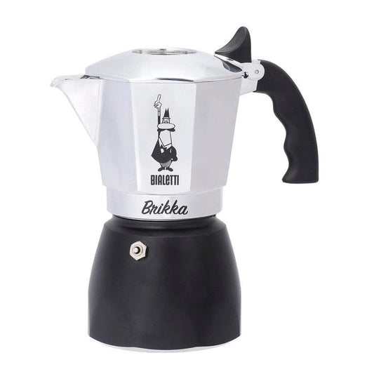 Bialetti Black Brikka - 4 Cup