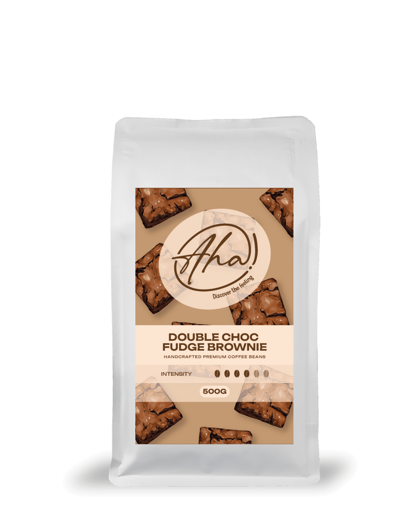 AHA! DOUBLE CHOC FUDGE BROWNIE