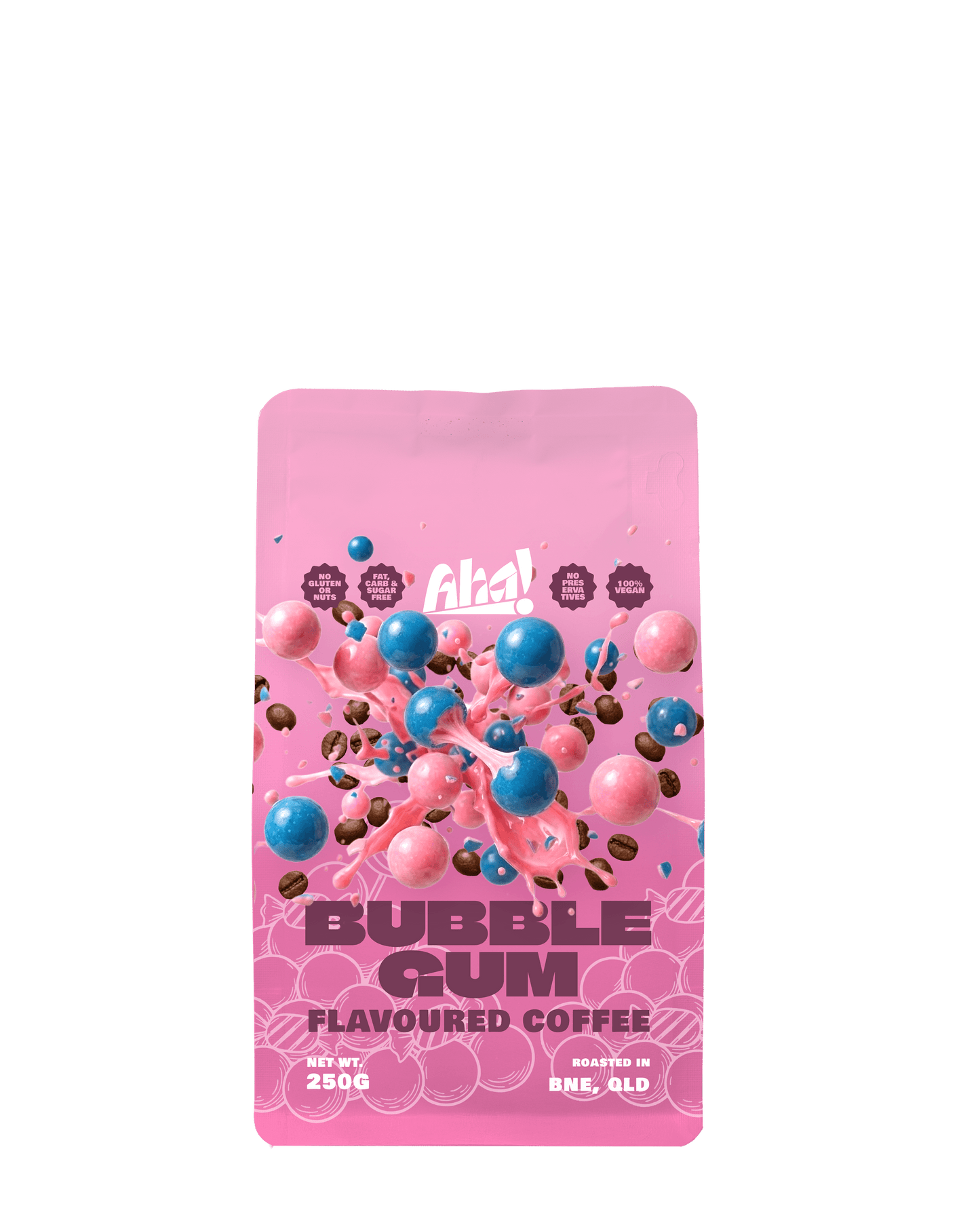 AHA! BUBBLEGUM FLAVOURED COFFEE