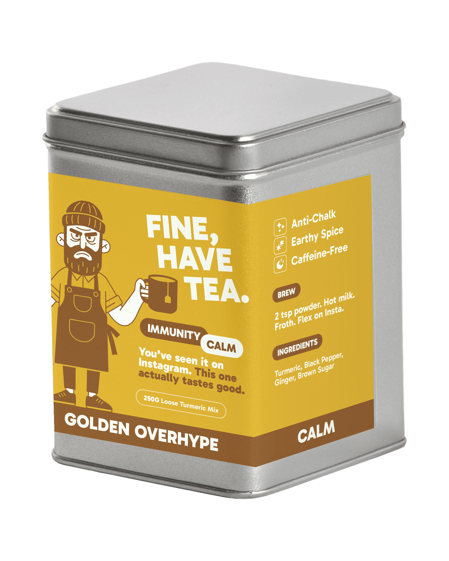 Golden Overhype- Tumeric Latte Mix