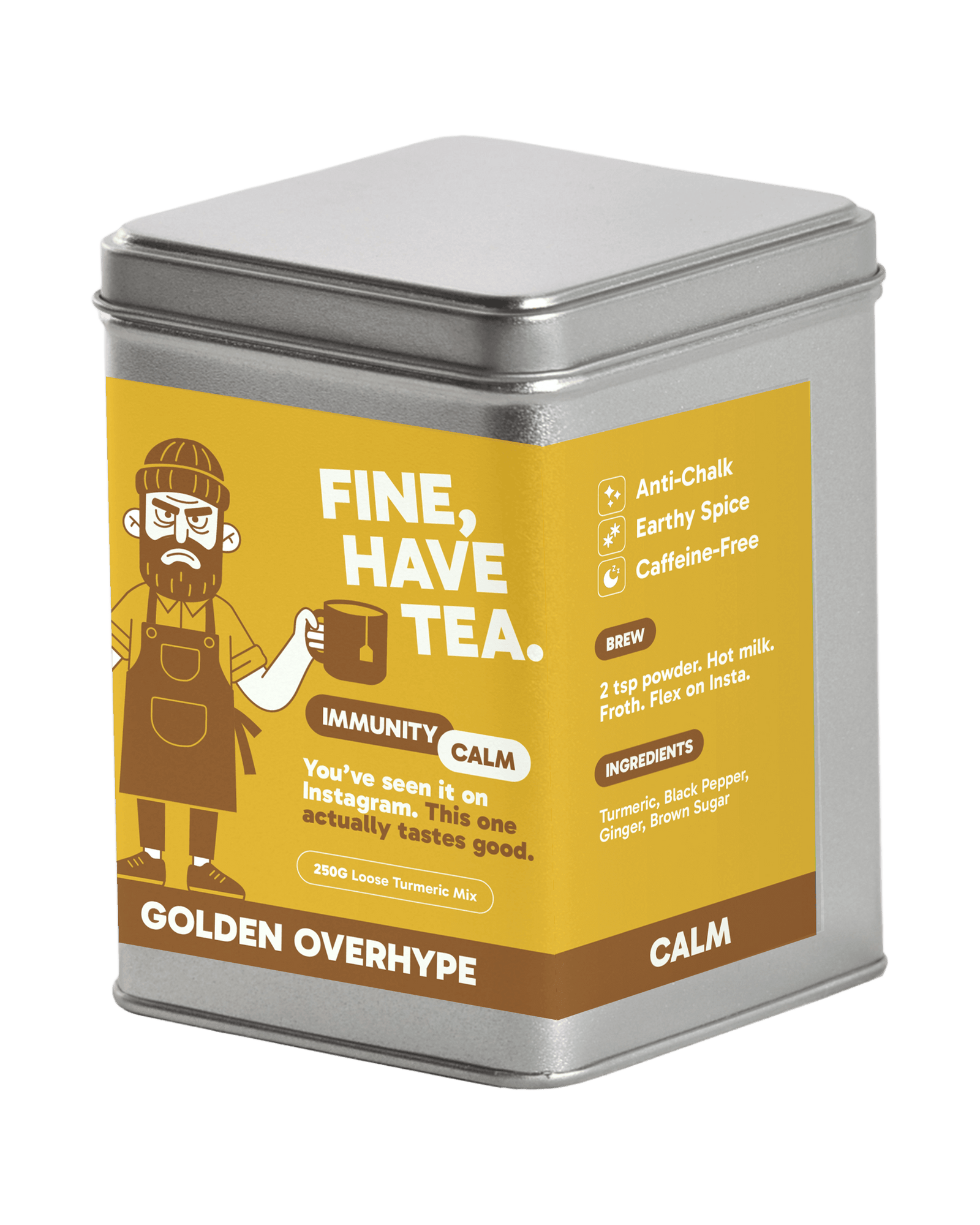 Golden Overhype- Tumeric Latte Mix