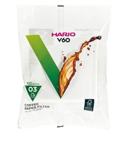 Hario V60 Paper Filter 03 - 100 pack