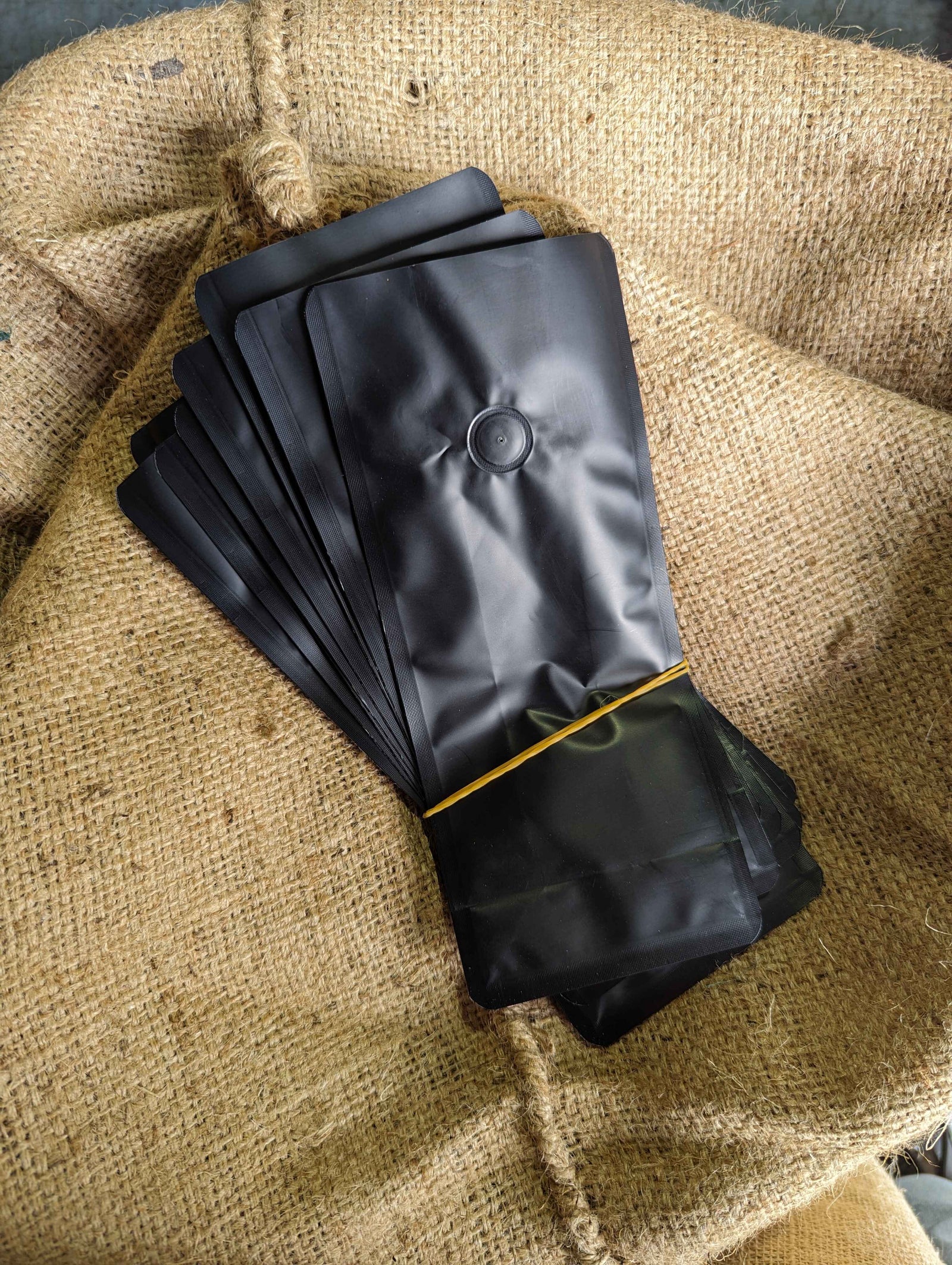 Matte Black Coffee Bag Bundle - With Valve