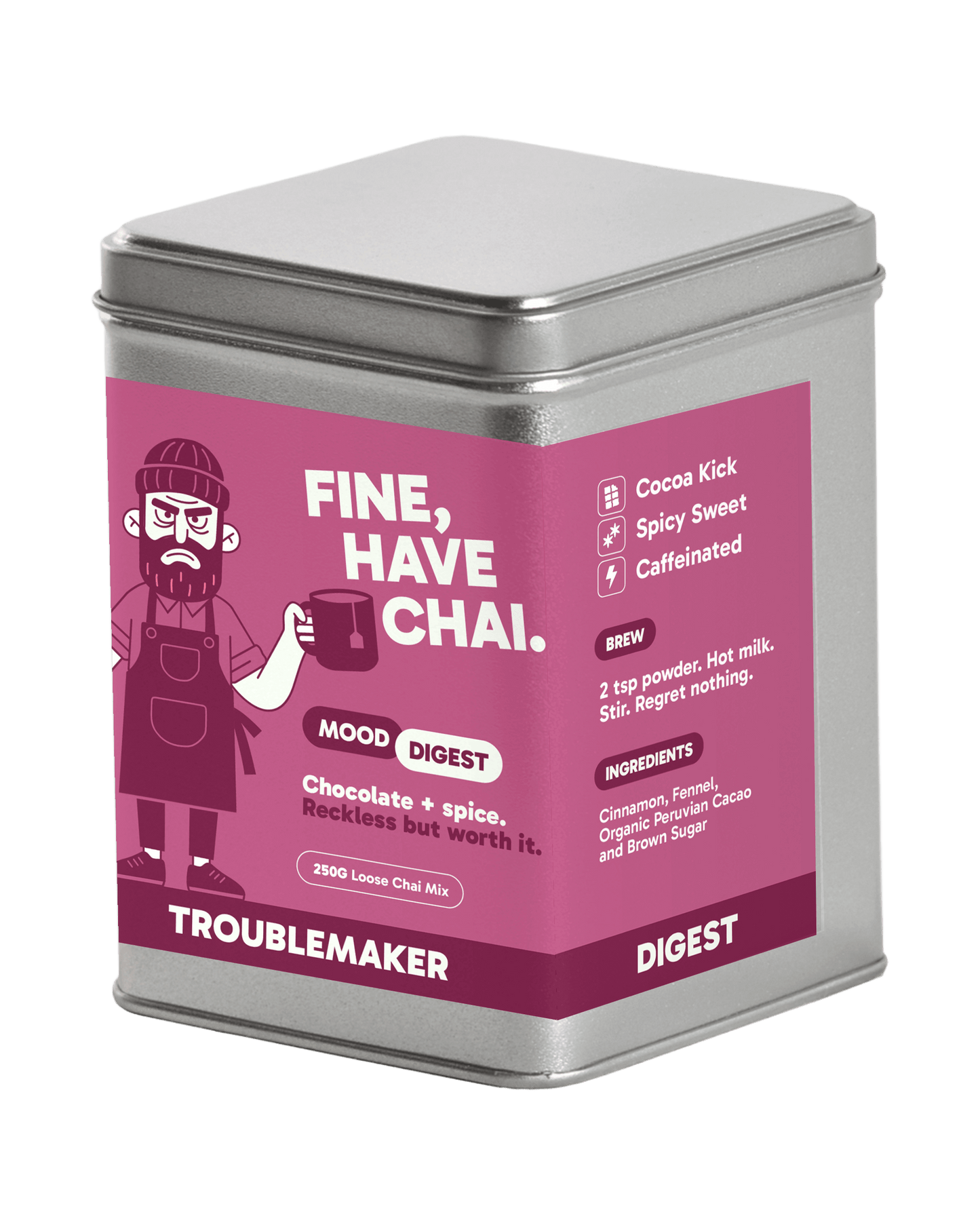 Troublemaker Chocolate Chai Mix- Premium Blend