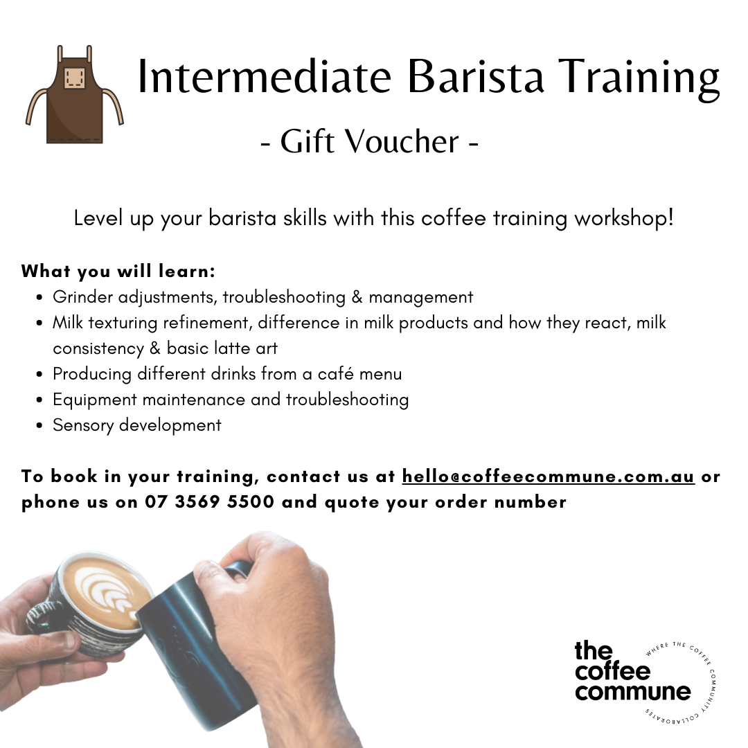 Intermediate Barista Training Voucher